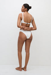 Nineties Crop Top - Chalk Crinkle - Matteau